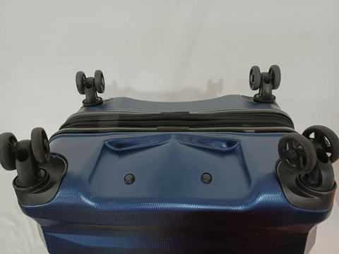 $440 Samsonite Spin Tech 4.0 25" Hard-side Check-In Spinner Luggage Blue TSA