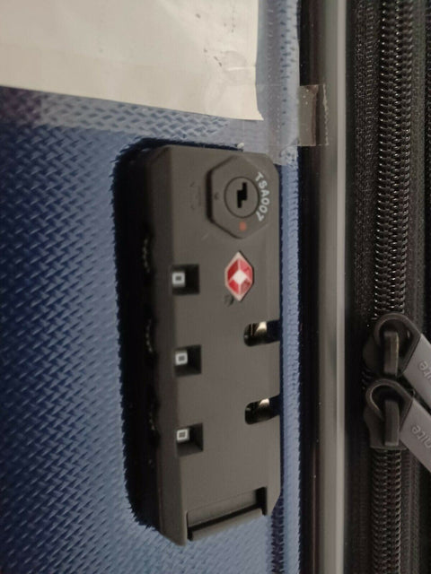 $440 Samsonite Spin Tech 4.0 25" Hard-side Check-In Spinner Luggage Blue TSA