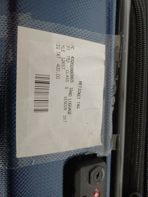 $440 Samsonite Spin Tech 4.0 25" Hard-side Check-In Spinner Luggage Blue TSA