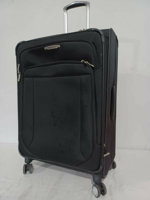 $440 Samsonite Lite-Air DLX 25" Expandable Spinner Suitcase Luggage Black