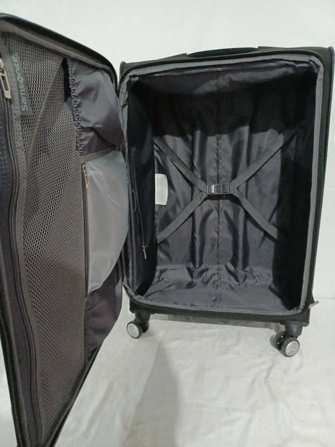 $440 Samsonite Lite-Air DLX 25" Expandable Spinner Suitcase Luggage Black