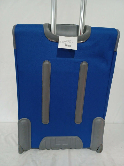 Delsey Travel/Luggage Case Blue 25" Two Wheeled Medium Check In Suitcase