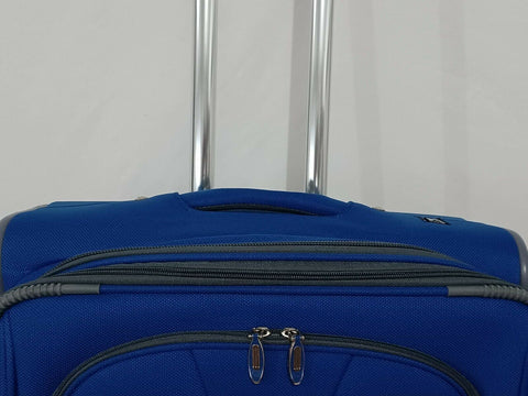Delsey Travel/Luggage Case Blue 25" Two Wheeled Medium Check In Suitcase