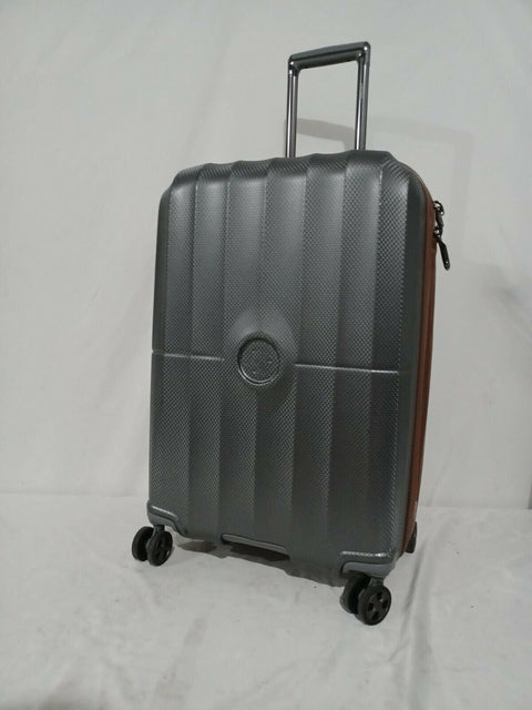 $480 DELSEY St. Tropez 24" Hard-side Spinner Luggage Suitcase Gray Check-In