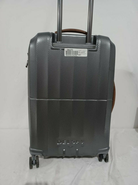 $480 DELSEY St. Tropez 24" Hard-side Spinner Luggage Suitcase Gray Check-In