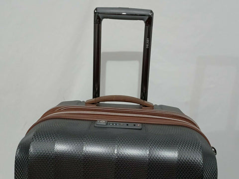 $480 DELSEY St. Tropez 24" Hard-side Spinner Luggage Suitcase Gray Check-In