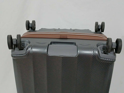 $480 DELSEY St. Tropez 24" Hard-side Spinner Luggage Suitcase Gray Check-In