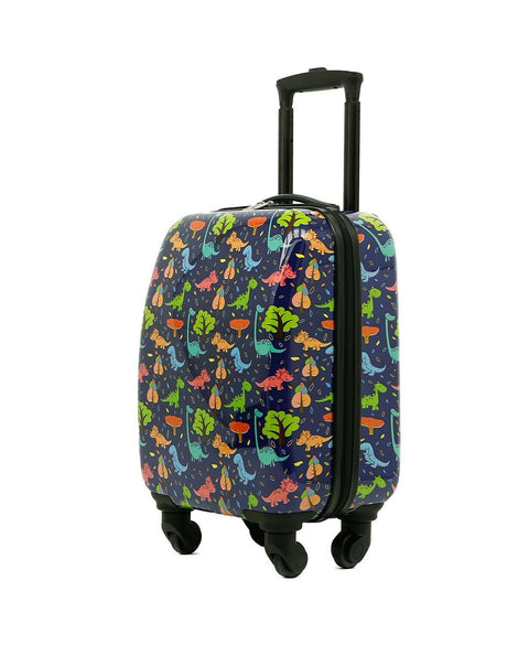 $160 New Travelers Club Traveler's Club Kids 20" Luggage Hard Dinosaurs