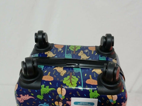 $160 New Travelers Club Traveler's Club Kids 20" Luggage Hard Dinosaurs
