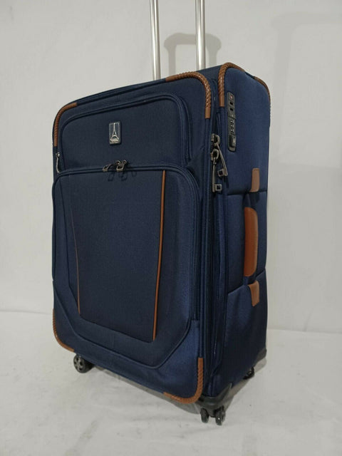Travelpro Crew Versapack® 25" Soft Check-In Spinner Blue Tsa Luggage Suitcase