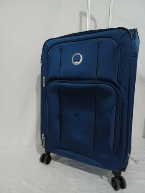 Delsey Optimax Lite 2.0 Expandable 24" Check-in Spinner Blue Luggage Tsa
