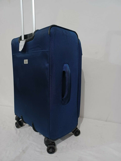 Delsey Optimax Lite 2.0 Expandable 24" Check-in Spinner Blue Luggage Tsa