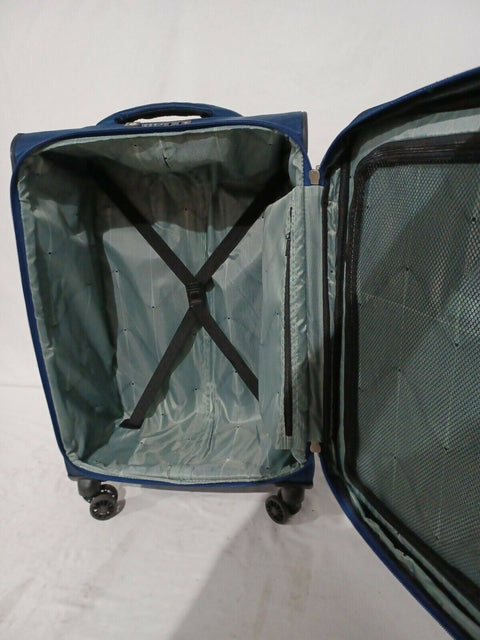 Delsey Optimax Lite 2.0 Expandable 24" Check-in Spinner Blue Luggage Tsa