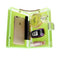 New Milanblocks Women Lucite Acrylic Clutch Purse Lime Small Neon Green