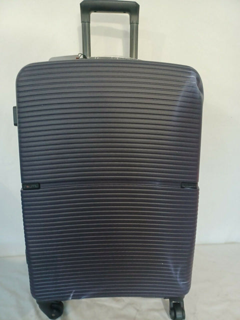 $340  Solite Maven 2.0 Expandable Spinner Luggage 26" Check In Blue Navy