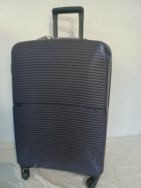 $340  Solite Maven 2.0 Expandable Spinner Luggage 26" Check In Blue Navy