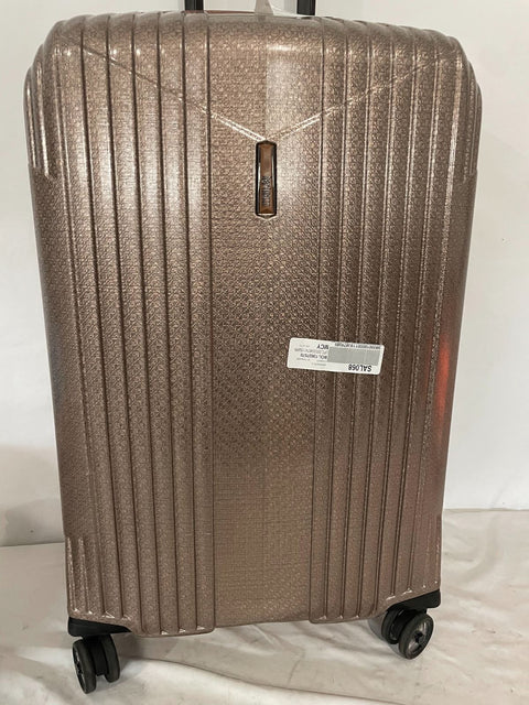 $600 Hartmann 7R 28" Hardside Spinner Suitcase Luggage Large Check In Rose Gold