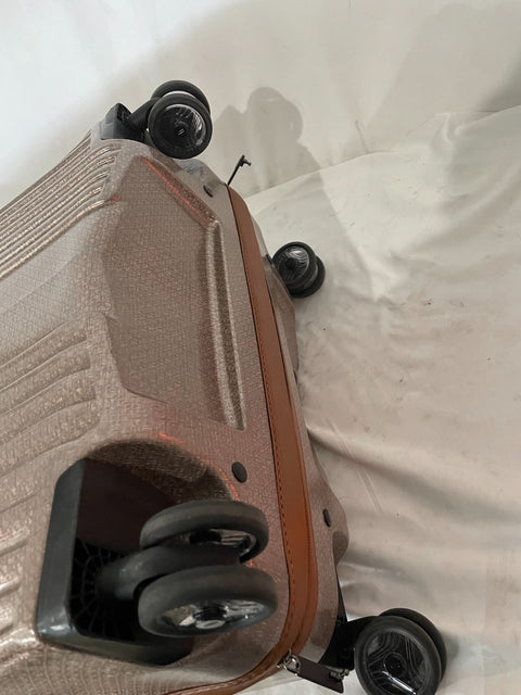 $600 Hartmann 7R 28" Hardside Spinner Suitcase Luggage Large Check In Rose Gold