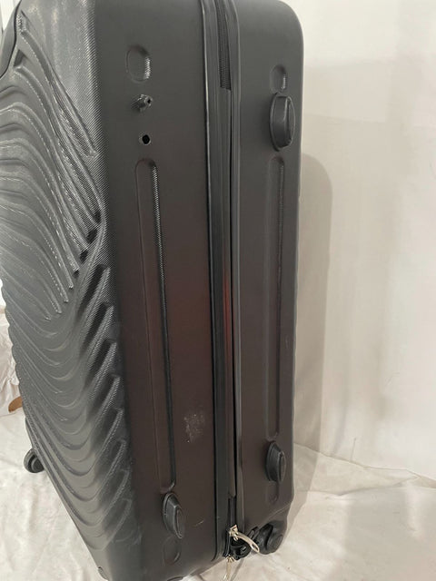 $280 DEJUNO 28" Luggage Hard-case Check In Suitcase Luggage Black TSA