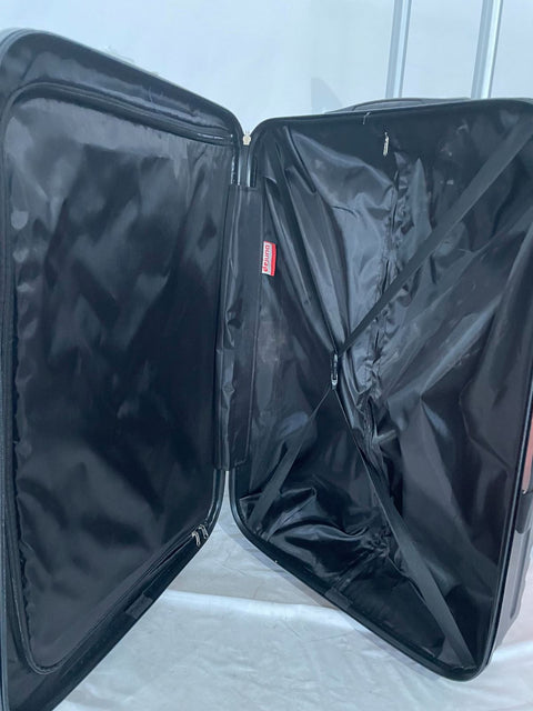 $280 DEJUNO 28" Luggage Hard-case Check In Suitcase Luggage Black TSA