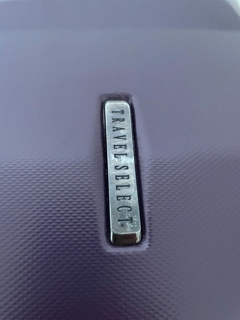 $380 Travel Select Courtland 26" Luggage Hard-case Check In Suitcase Purple TSA