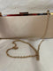 INC International Concepts Women's Kelsie Satin Shoulder Chain Clutch Golden