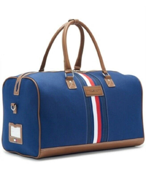 New Tommy Hilfiger Logan 21" Sport Duffel Bag Blue Travel Bag