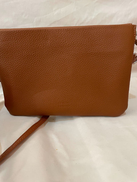 $109 Giani Bernini Women's Softy Leather Crossbody Bag Small Brown