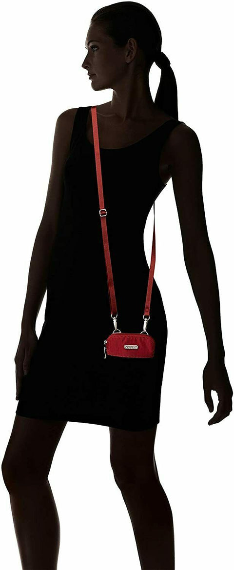 Baggallini Women's Stadium Clear Event Bryant Crossbody Bag Red