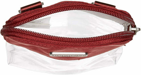 Baggallini Women's Stadium Clear Event Bryant Crossbody Bag Red