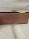New INC International Concepts Women's Carolyn Glitter Clutch Rose Gold Party