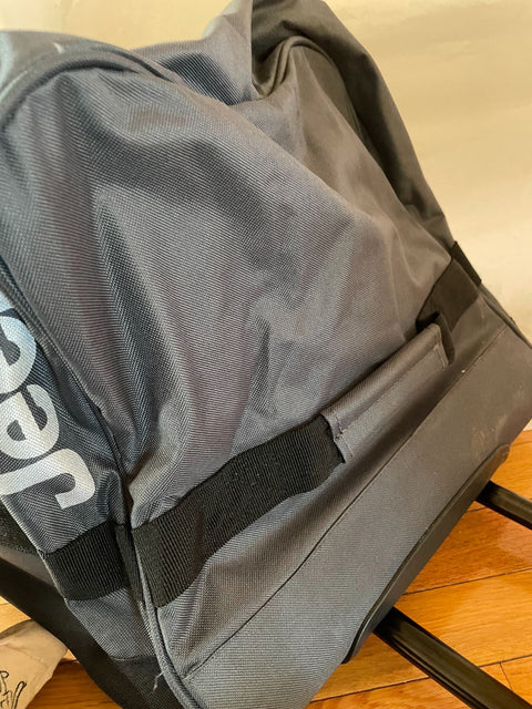 $150 Jeep Pilot 32" Wheeled Duffel Travel Bag Rolling Wheeled Gray