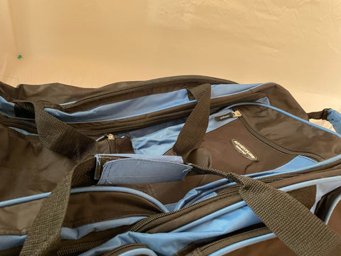 $150 Travelers Club Adventure 30" Xpedition Multi-Pocket Rolling Duffel Black