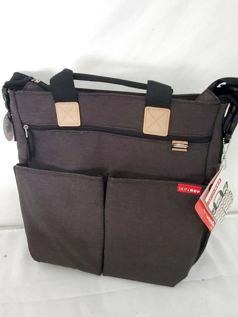 Skip Hop Diaper Bag Iconic Duo Signature Function Forward Tote with Changing Pad