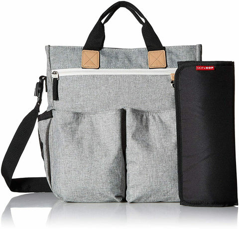 Skip Hop Diaper Bag Iconic Duo Signature Function Forward Tote with Changing Pad