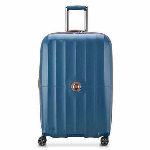 $480 DELSEY St. Tropez 24" Hard-side Spinner Luggage Suitcase Blue Check-In