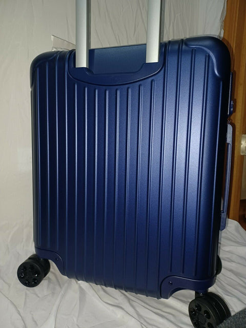 New Rimowa Essential Cabin Plus Case Blue Carry On 22" Luggage Matte Spinner