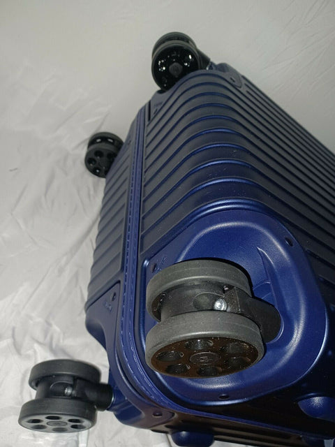 New Rimowa Essential Cabin Plus Case Blue Carry On 22" Luggage Matte Spinner