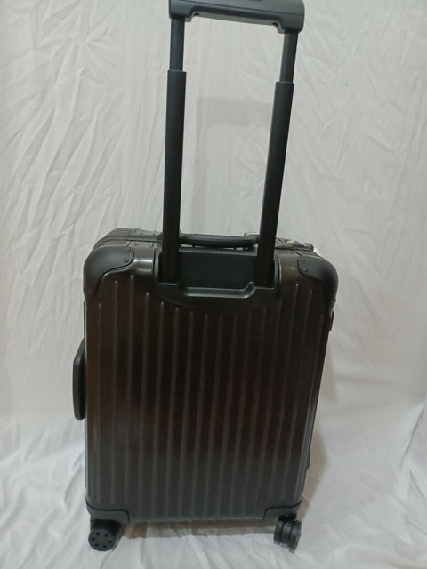 New Rimowa ORIGINAL Cabin Plus Black Aluminum Carry On 22" Luggage Spinner