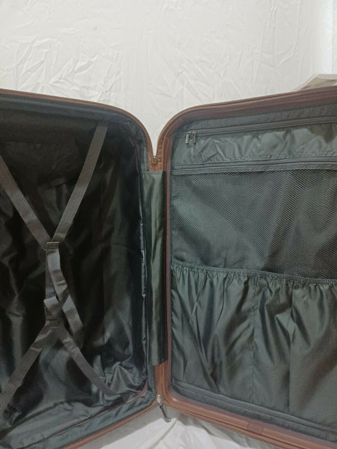 $640 DELSEY St. Tropez 28" Hard-side Spinner Luggage Suitcase Blue Check-In