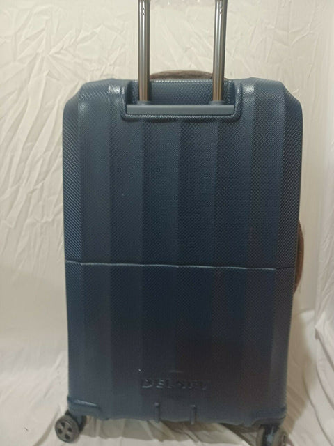 $640 DELSEY St. Tropez 28" Hard-Case Spinner Luggage Suitcase Blue Check-In
