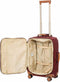 New Brics 21” Spinner w/Frame Suitcase Bordeaux Lightweight Softcase Red Luggage