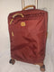New Brics 21” Spinner w/Frame Suitcase Bordeaux Lightweight Softcase Red Luggage