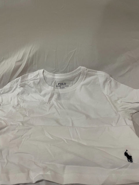 Polo Ralph Lauren Boys Crew-Neck T Shirt Short Sleeve Pony Logo Basic M 10-12