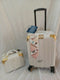 American Green Travel Melrose Anti Theft White Gold 2 PC Carry On Luggage Set