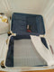 American Green Travel Melrose Anti Theft White Gold 2 PC Carry On Luggage Set