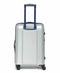 $450 New Tommy Hilfiger Riverdale 26" Hard Medium Check In Luggage Silver