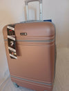 $350 New American Sport Plus 25" Hard-case Luggage Expandable Spinner Pink Rose