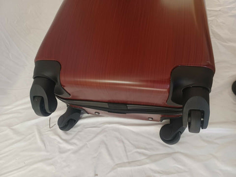 $420 New CHAMPS Escape Hardside Luggage Suitcase Red Carry On 20" Spinner