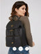 New GUESS Women's Destiny Backpack Black Leather Large